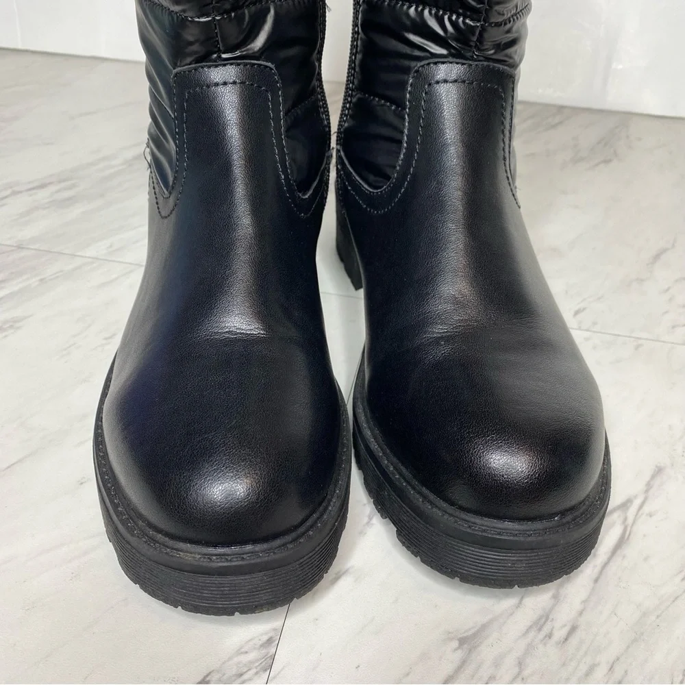 AquaDiva Black Puffer Boot 39